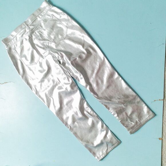 NWT Abercrombie & Fitch Silver 90's Straight Ultra High Rise Pants Size 16 Curve - Picture 10 of 10